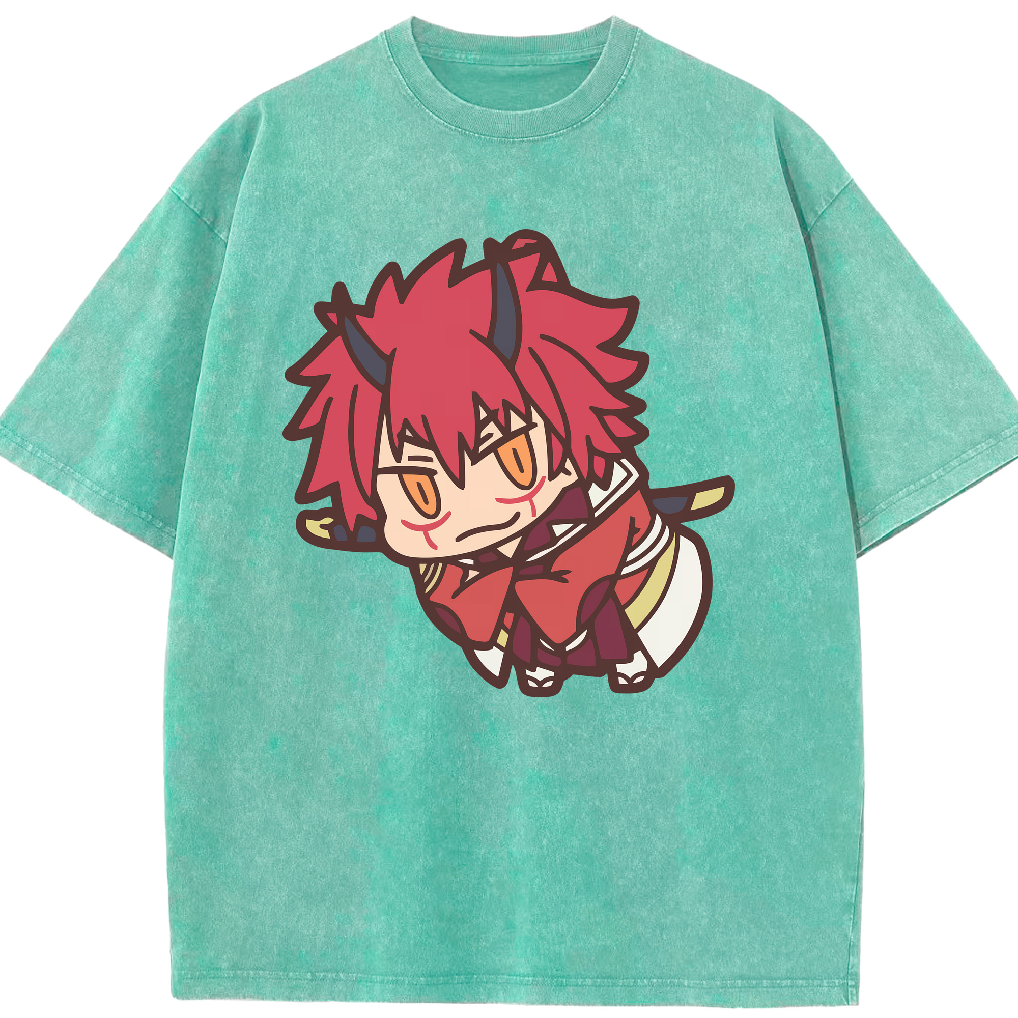 （画像用） 転スラ Regarding Reincarnated to Slime 綿100% ヴィンテージ風 半袖Tシャツ（フロントプリント）